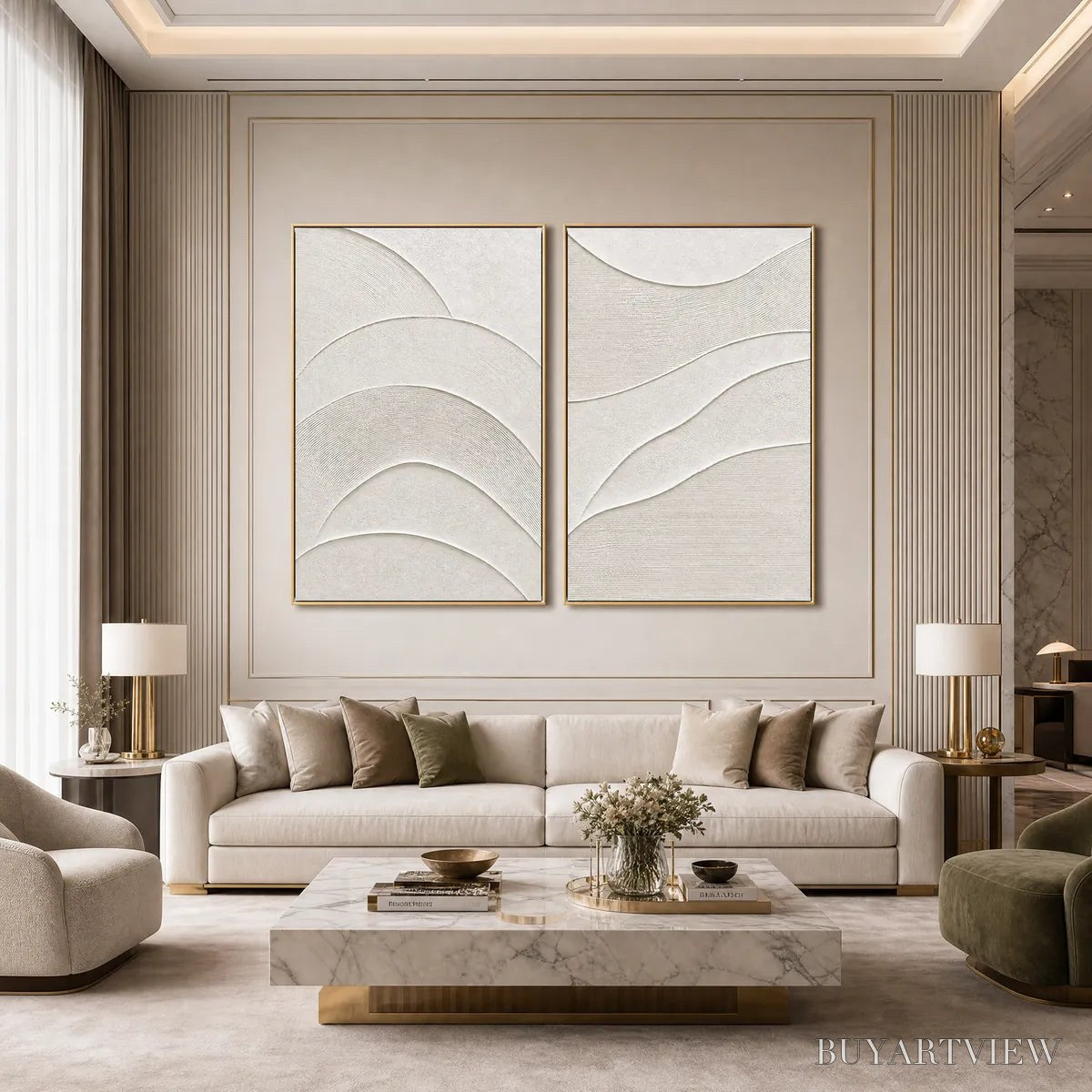 ARTOVITAS Serene Rhythm – Minimalist Textured Wabi Sabi Set - image 6