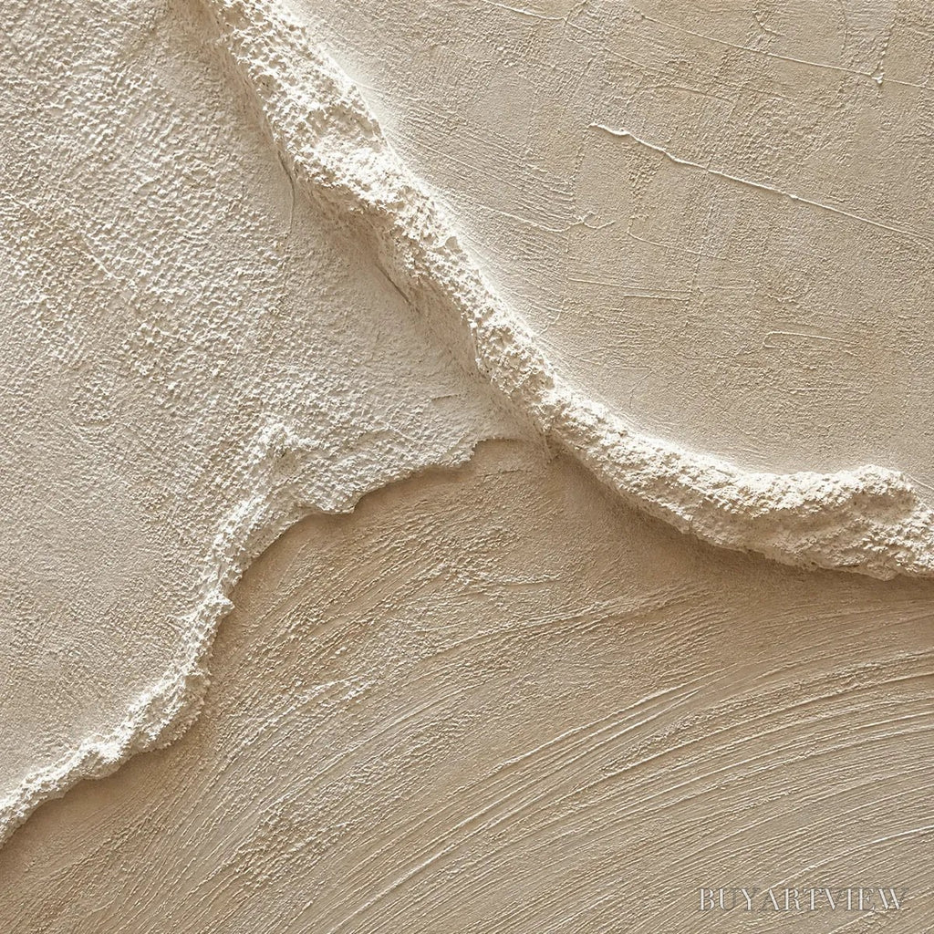 ARTOVITAS Coastal Drift – Wabi Sabi Inspired Textured Abstract Painting Set - image 3
