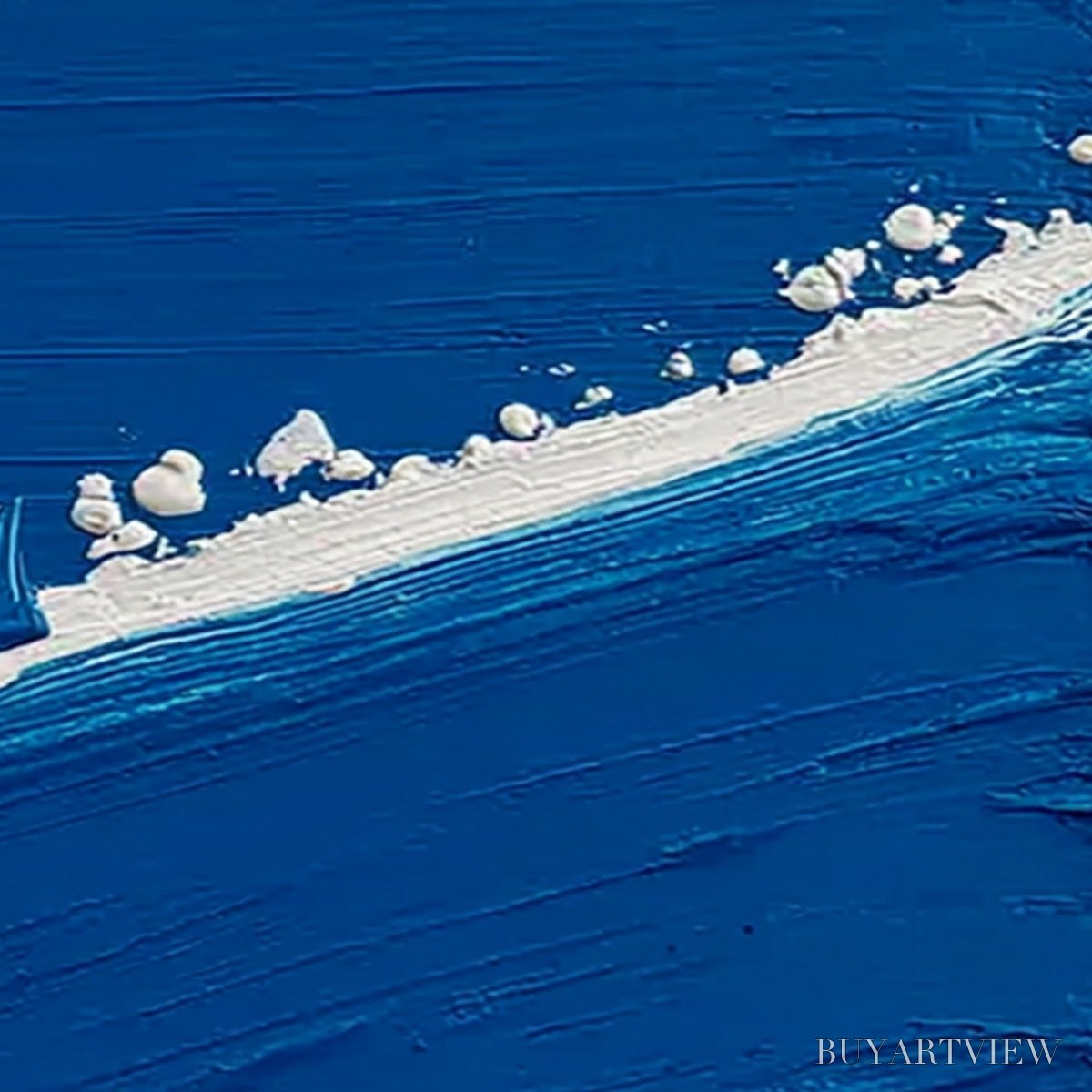 ARTOVITAS Voyage | Minimalist Textured Seascape Oil Painting - image 5
