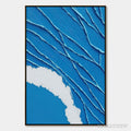 ARTOVITAS Aegean Tide – Textured Impasto Abstract Seascape Painting - image 1
