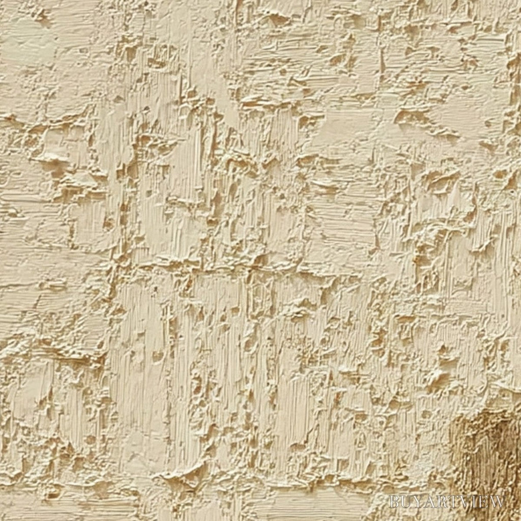 ARTOVITAS Coastal Vespers – Textured Wabi Sabi Abstract Beach Painting - image 5