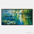 ARTOVITAS Amalfi Reflections – Textured Impasto Painting of Italian Coast Reflections - image 1