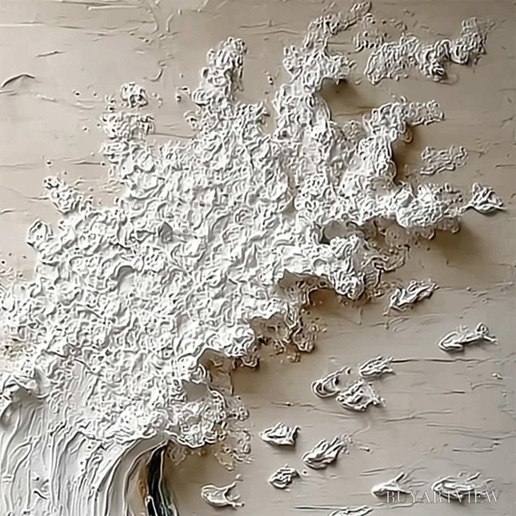 ARTOVITAS Crescendo | Textured Coastal Wave Impasto Original Oil Painting - image 5