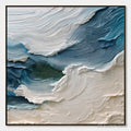ARTOVITAS Atlantic Swell – Heavily Textured Abstract Seascape Painting for Coastal Decor - image 1