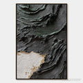 ARTOVITAS Terra Firma – Heavy Texture Wabi Sabi Abstract Painting with Gold Leaf - image 1