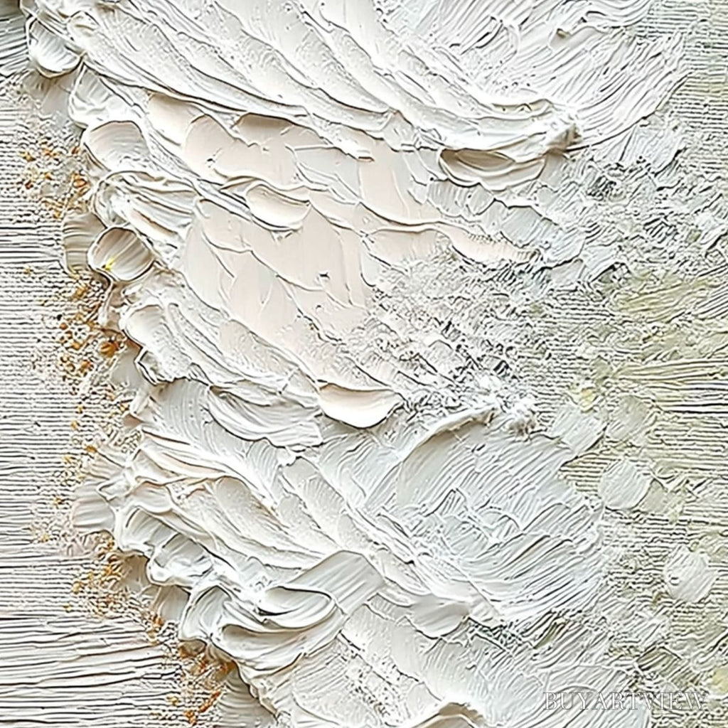 ARTOVITAS Aegean Foam – Textured Wabi Sabi Abstract Ocean Art - image 5
