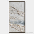 ARTOVITAS Tideline – Wabi Sabi Textured Coastal Abstract Painting - image 1