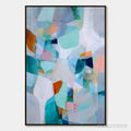 ARTOVITAS Coastal Drift – Colorful Abstract Vertical Composition Art - image 1