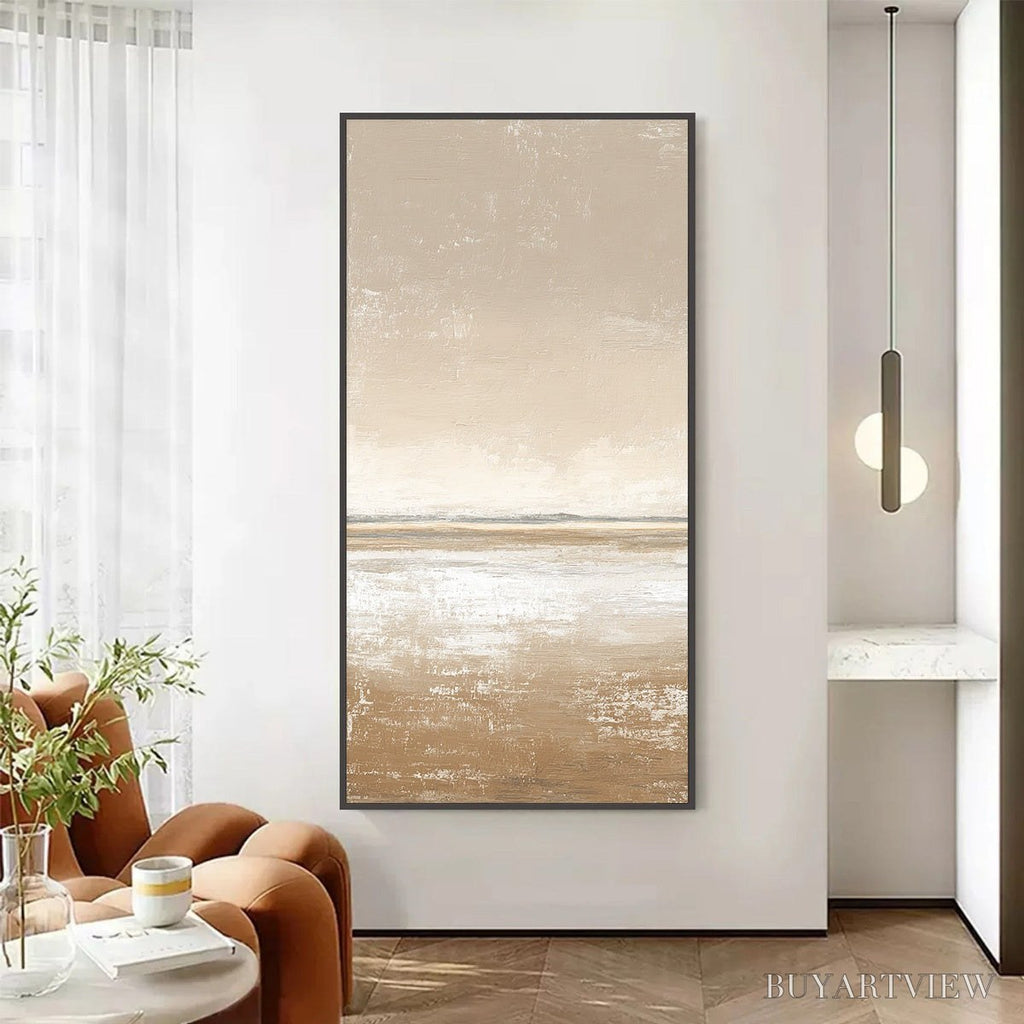 ARTOVITAS Solitude – Textured Minimalist Wabi Sabi Seascape - image 2