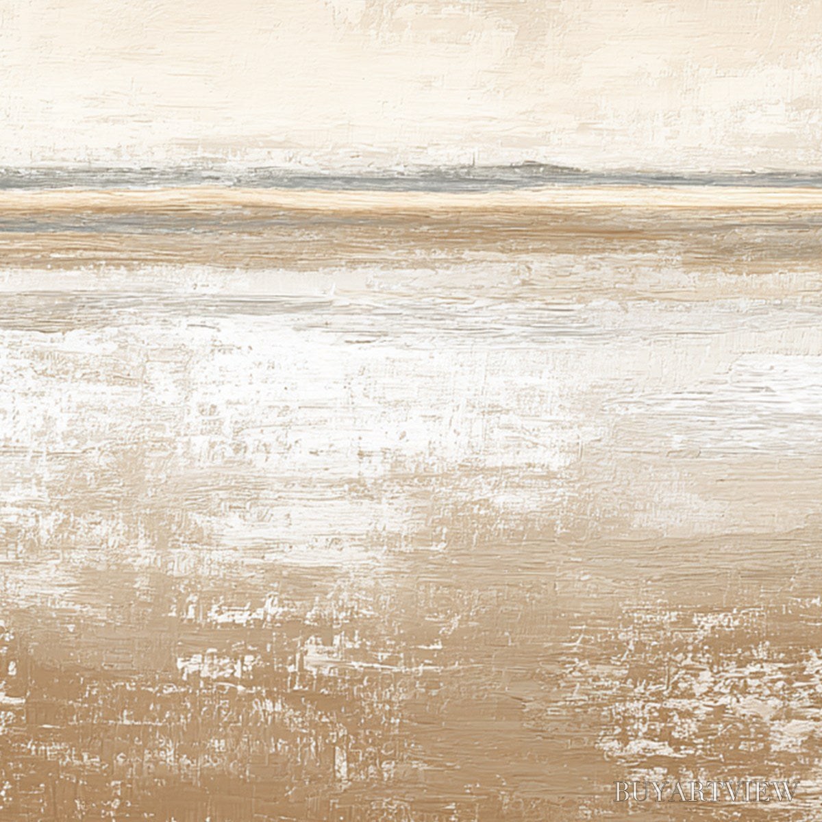 ARTOVITAS Solitude – Textured Minimalist Wabi Sabi Seascape - image 3