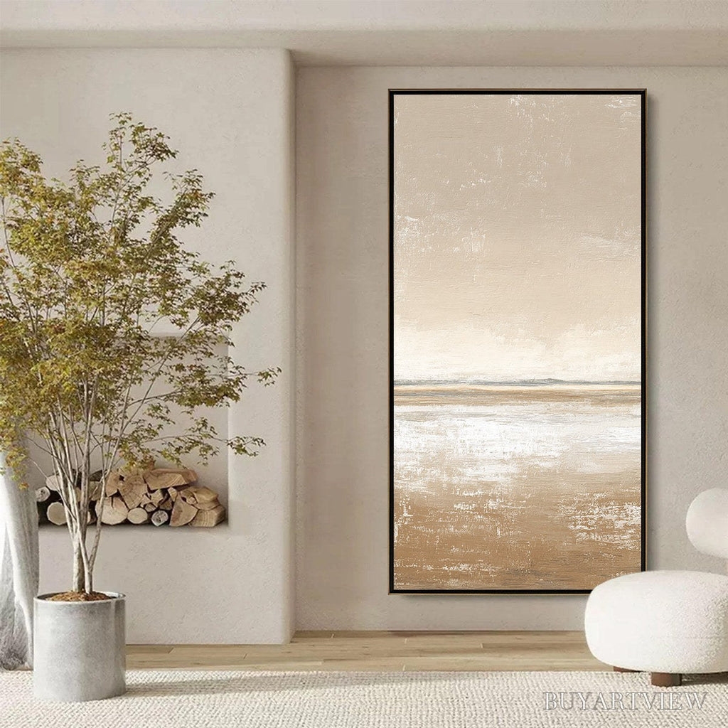 ARTOVITAS Solitude – Textured Minimalist Wabi Sabi Seascape - image 6