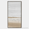 ARTOVITAS Coastal Calm – Textured Minimalist Wabi Sabi Landscape - image 1