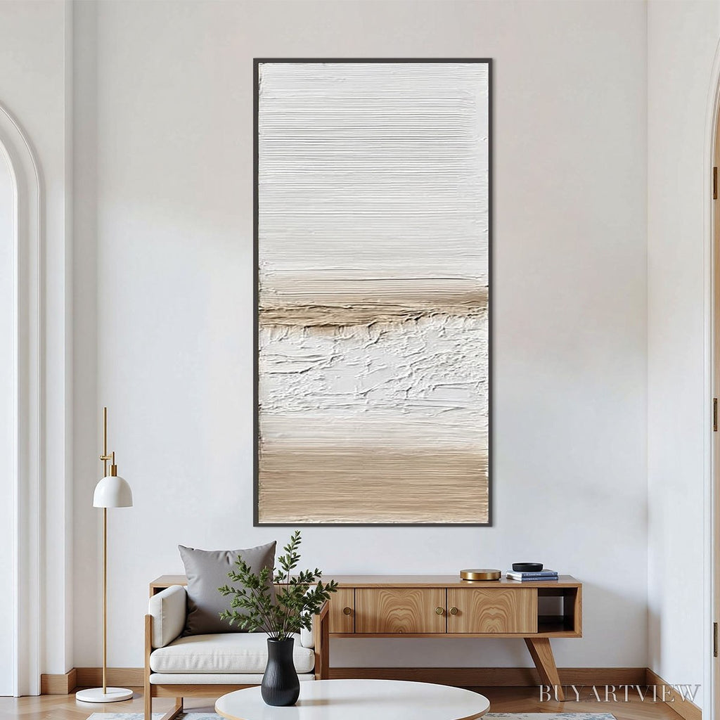 ARTOVITAS Coastal Calm – Textured Minimalist Wabi Sabi Landscape - image 2