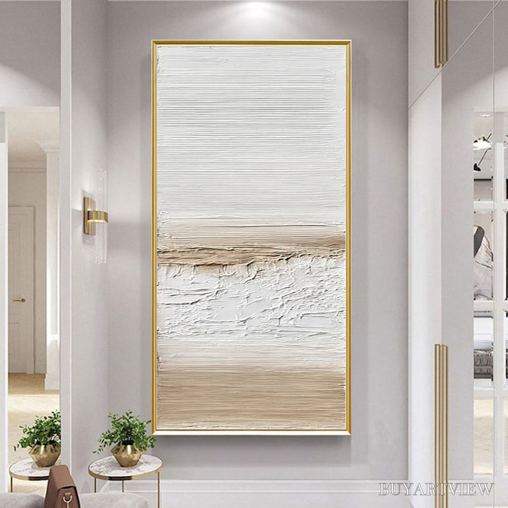 ARTOVITAS Coastal Calm – Textured Minimalist Wabi Sabi Landscape - image 3