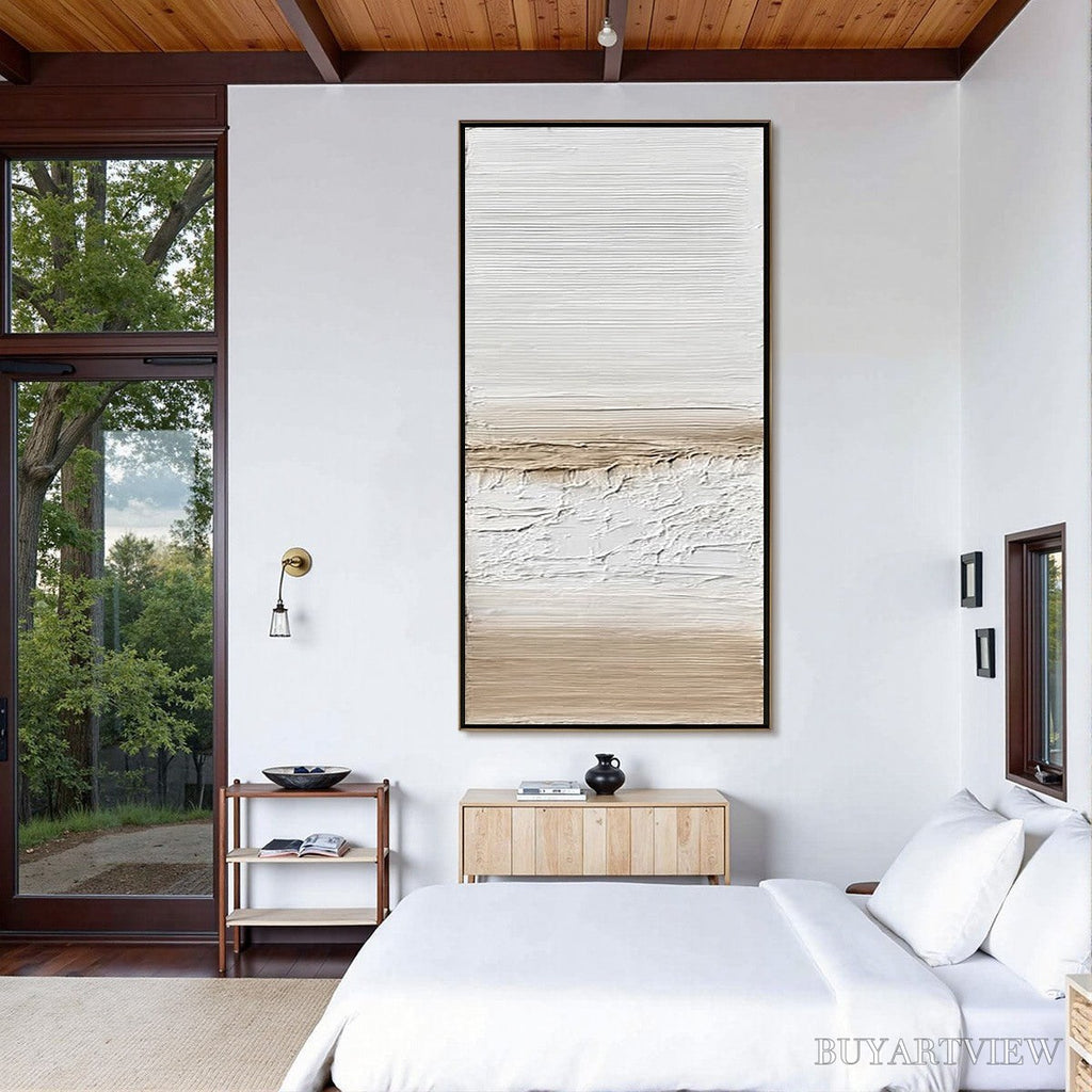 ARTOVITAS Coastal Calm – Textured Minimalist Wabi Sabi Landscape - image 5