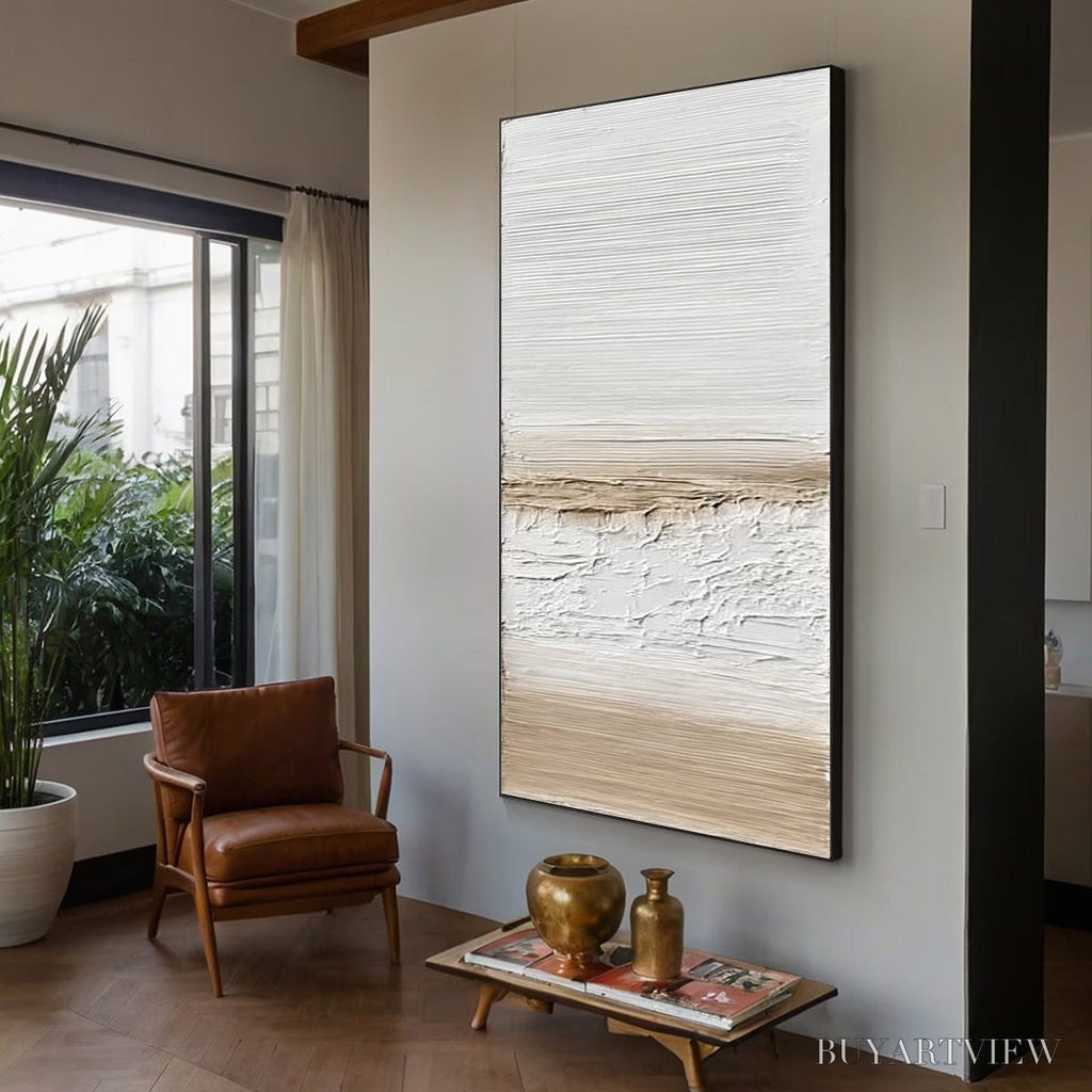 ARTOVITAS Coastal Calm – Textured Minimalist Wabi Sabi Landscape - image 6