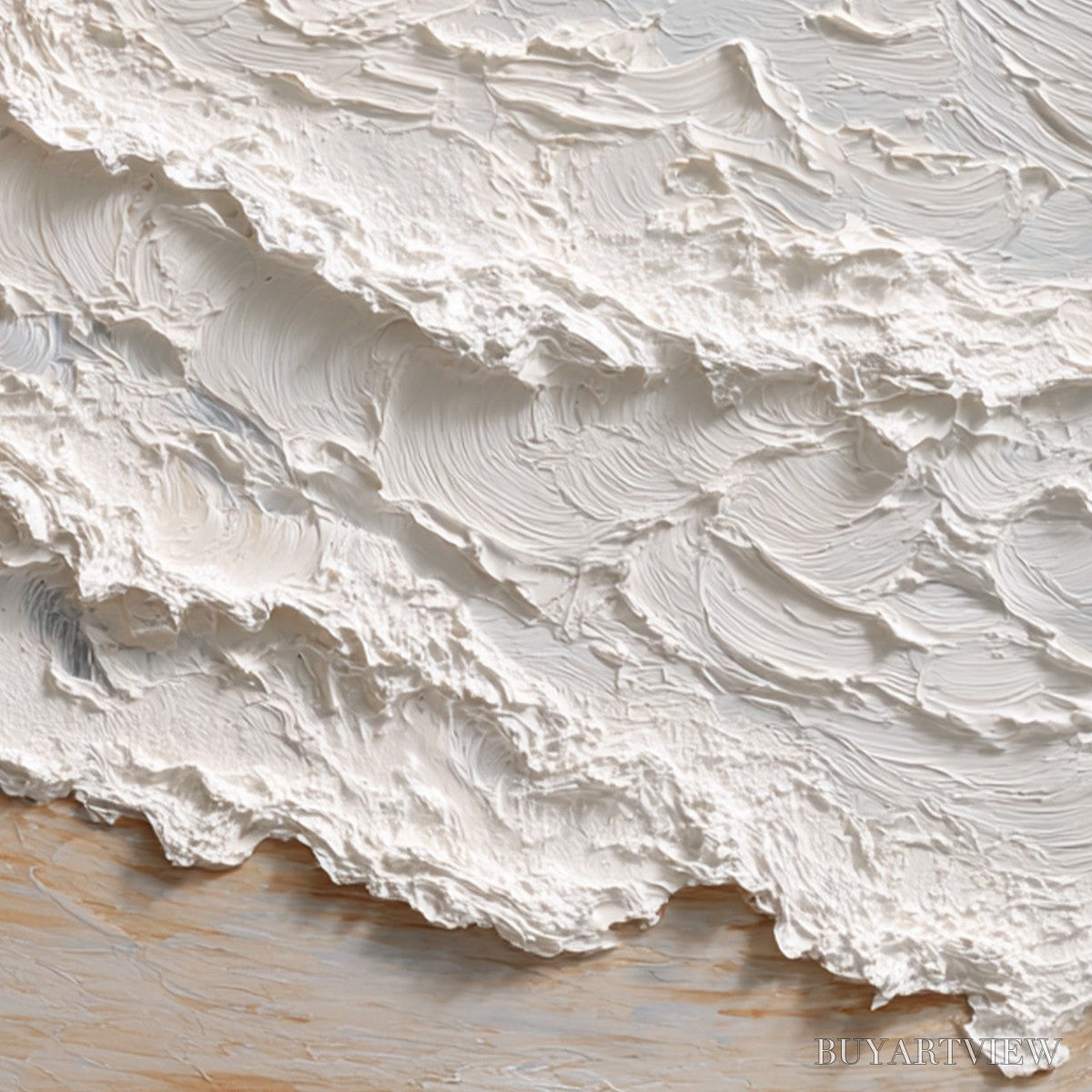 ARTOVITAS Tidal Crest – Heavy Texture Impasto Ocean Wave Painting - image 3