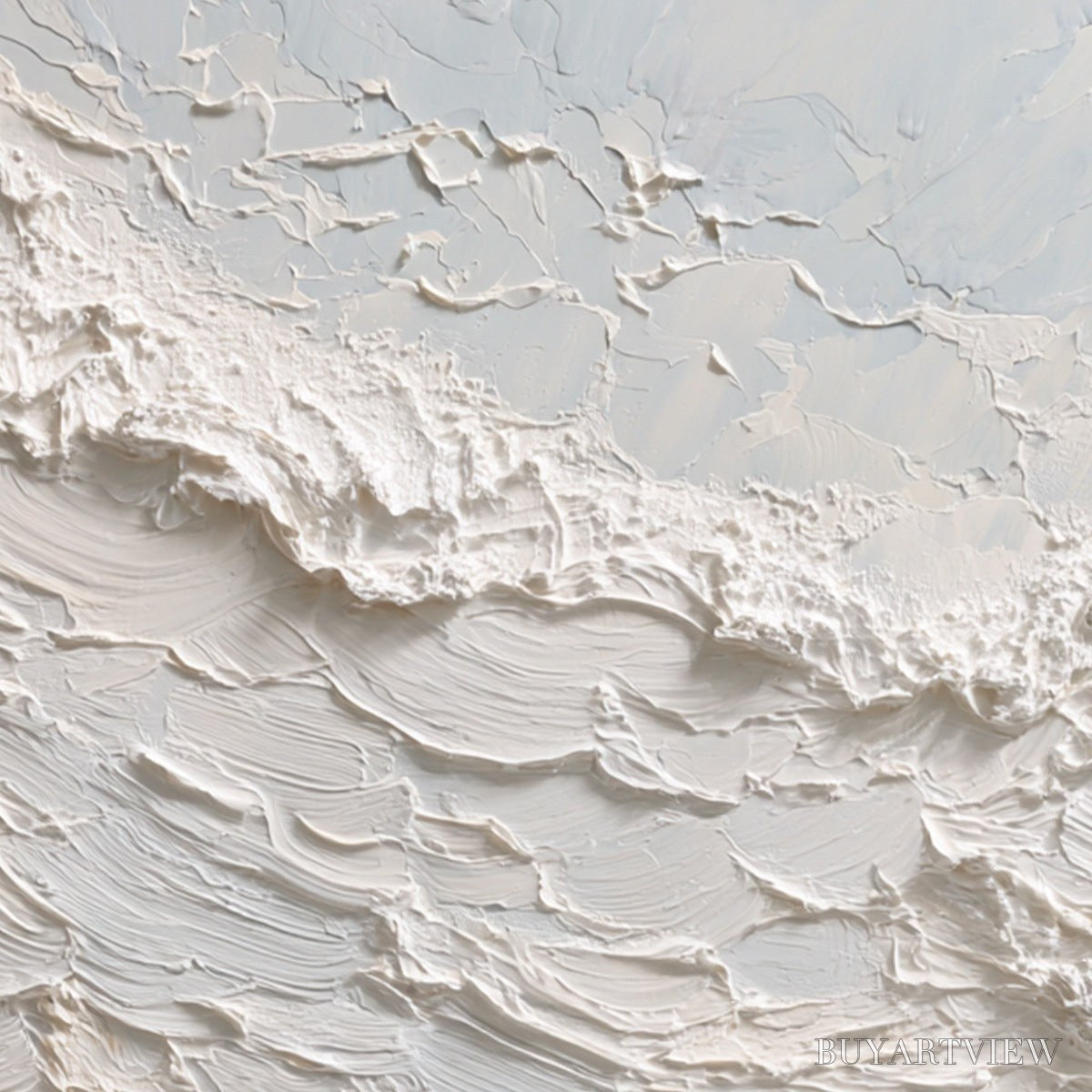 ARTOVITAS Tidal Crest – Heavy Texture Impasto Ocean Wave Painting - image 5