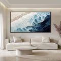 ARTOVITAS Ready to Ship | Crashing Waves – Textured Coastal Seascape Oil Painting - image 1