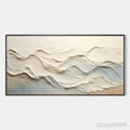 ARTOVITAS Ocean Echoes – Textured Abstract Oil Painting - image 1