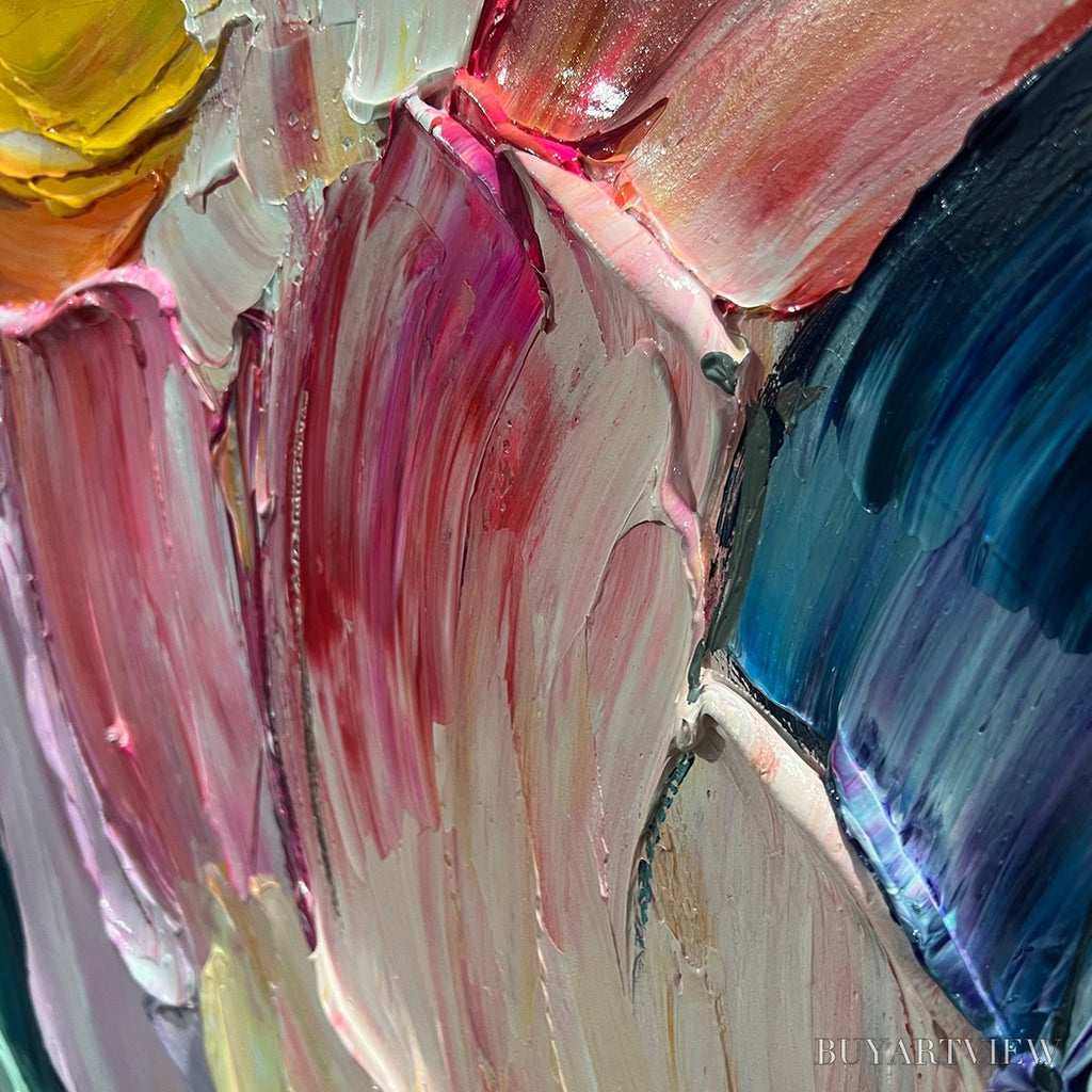 ARTOVITAS Cresting Wave – Textured Impasto Ocean Wave Oil Painting - image 3