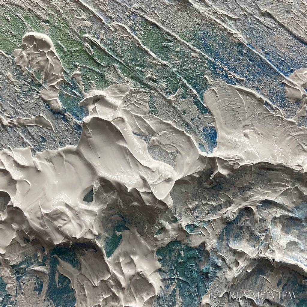 ARTOVITAS Wave Riders – Ocean Painting of Surfers in Motion - image 3