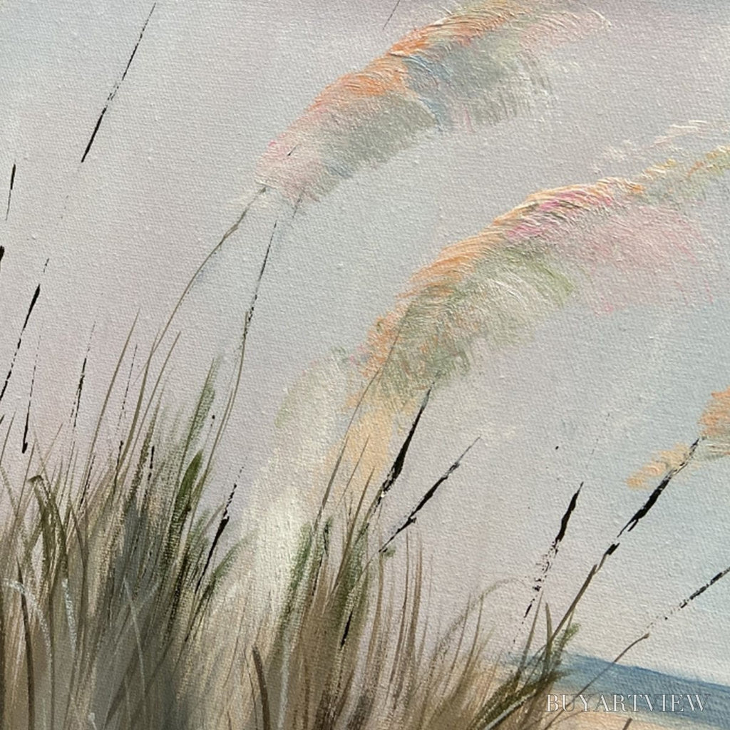 ARTOVITAS Beach Grass Panoramic – Beach Painting, Panoramic - image 6