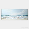 ARTOVITAS Ocean Waves Panoramic – Panoramic Ocean Painting, Beach - image 1
