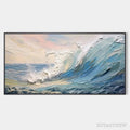 ARTOVITAS Cresting Wave – Textured Seascape Painting - image 1