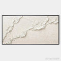 ARTOVITAS White Crest – Textured White Abstract Seascape Impasto Painting - image 1