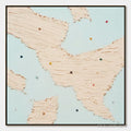 ARTOVITAS Serendipity – Textured Minimalist Painting with Playful Impasto Details - image 1