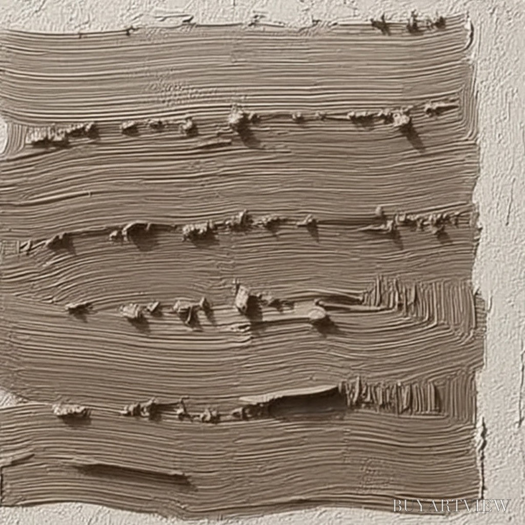 ARTOVITAS Terra Firma – Textured Wabi Sabi Abstract Painting - image 5