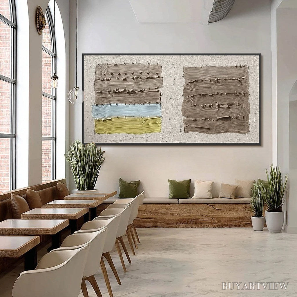 ARTOVITAS Terra Firma – Textured Wabi Sabi Abstract Painting - image 6