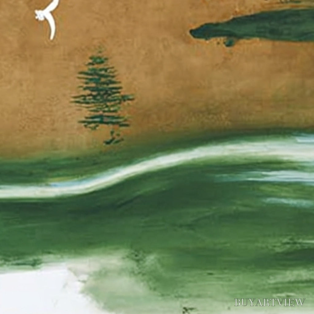 ARTOVITAS Sojourn – Minimalist Wabi-Sabi Landscape with Birds - image 3
