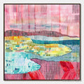 ARTOVITAS Woven Horizon – Vibrant Textured Abstract Landscape Painting - image 1