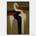 ARTOVITAS the Voyager'S Steed – Textured Abstract Unicorn Painting for Modern Decor - image 1