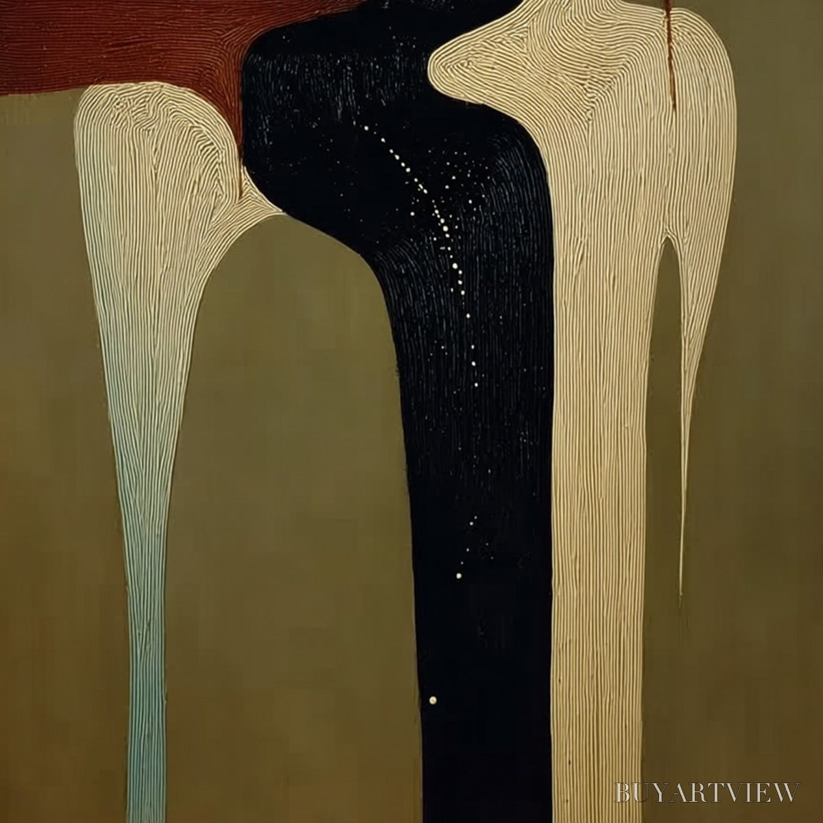 ARTOVITAS the Voyager'S Steed – Textured Abstract Unicorn Painting for Modern Decor - image 5