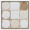 ARTOVITAS Earthen Rhythm – Textured Wabi Sabi Abstract Painting for Minimalist Decor - image 1