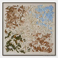 ARTOVITAS Terra Mosaic – Textured Earth Tone Abstract Impasto Painting - image 1