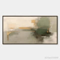 ARTOVITAS Verdant Echo – Wabi Sabi Abstract Landscape Painting - image 1