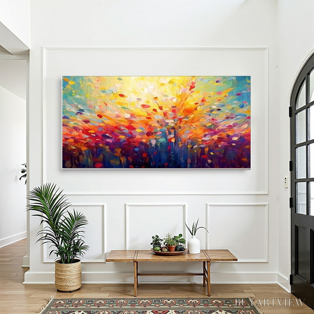 ARTOVITAS Radiant Dawn – Abstract Oil Painting - image 4