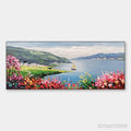 ARTOVITAS Seaside Charm – Impressionist Coastal Landscape Painting - image 1
