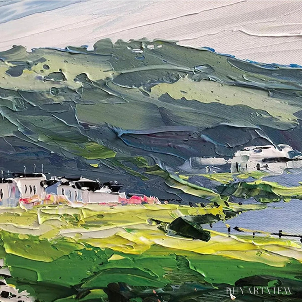 ARTOVITAS Seaside Charm – Impressionist Coastal Landscape Painting - image 5