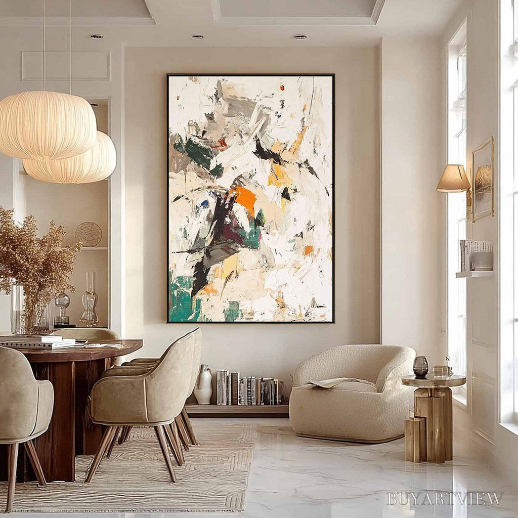 ARTOVITAS Winter'S Kiss – Textured Abstract Impasto Oil Painting - image 2