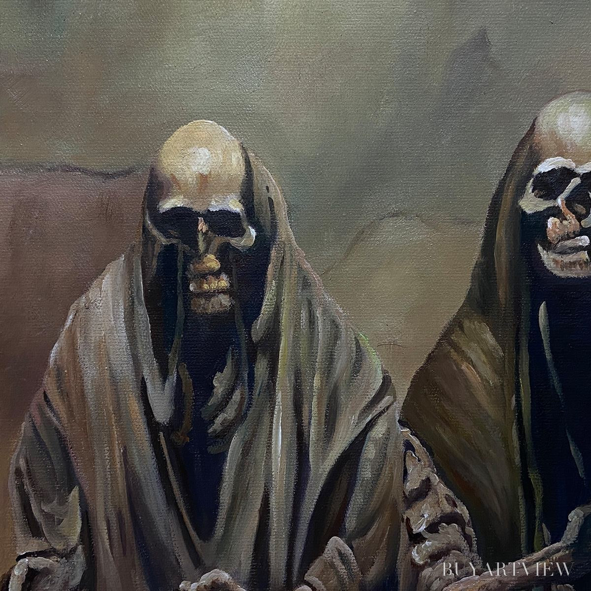 ARTOVITAS the Last Supper – Dark Art, Gothic Decor, Panoramic - image 3