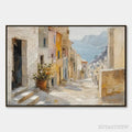 ARTOVITAS Afternoon Alley – Sunlit Mediterranean Street Painting - image 1