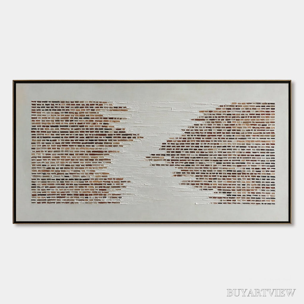 ARTOVITAS Fragments – Textured Minimalist Painting of Deconstructed Architecture - image 1