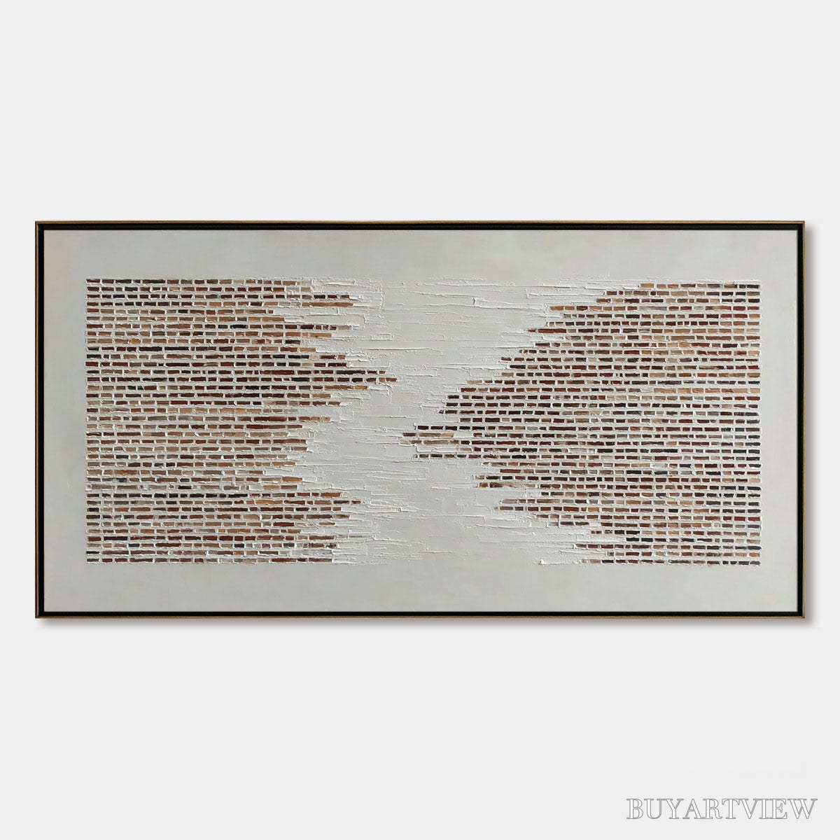 ARTOVITAS Fragments – Textured Minimalist Painting of Deconstructed Architecture - image 1