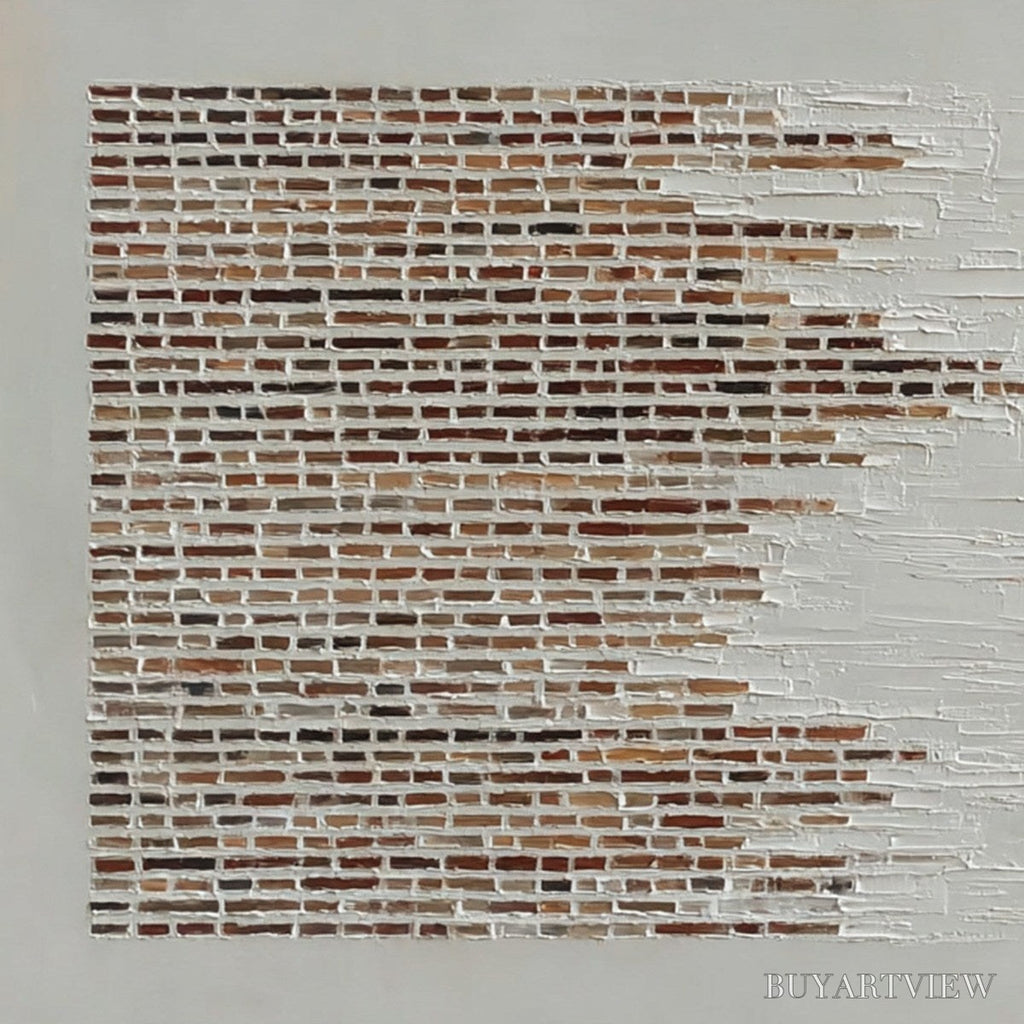 ARTOVITAS Fragments – Textured Minimalist Painting of Deconstructed Architecture - image 3