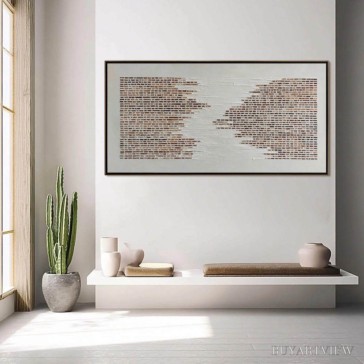 ARTOVITAS Fragments – Textured Minimalist Painting of Deconstructed Architecture - image 6